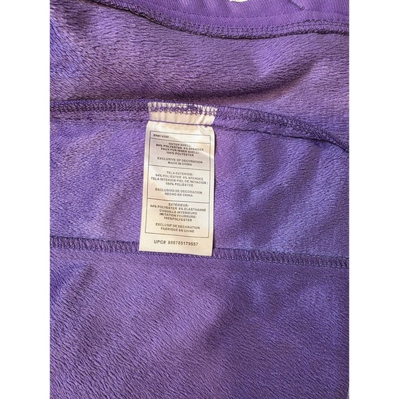 Free Country Girl's Two Tone Purple Softshell Full Zip Hooded Jacket. Size 7/8 - Picture 5 of 10